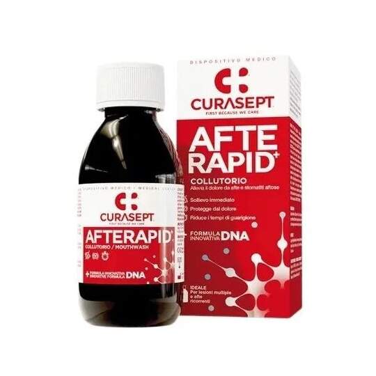 CURASEPT Afte rapid+ Ústna voda 125 ml