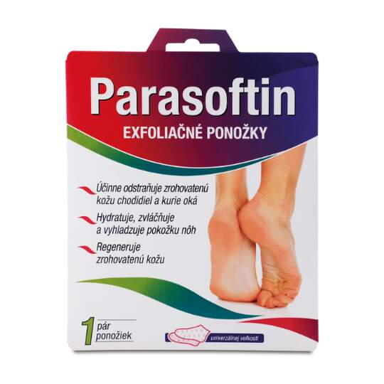 PARASOFTIN Exfoliačné návleky - Vegan Friendly 1 pár