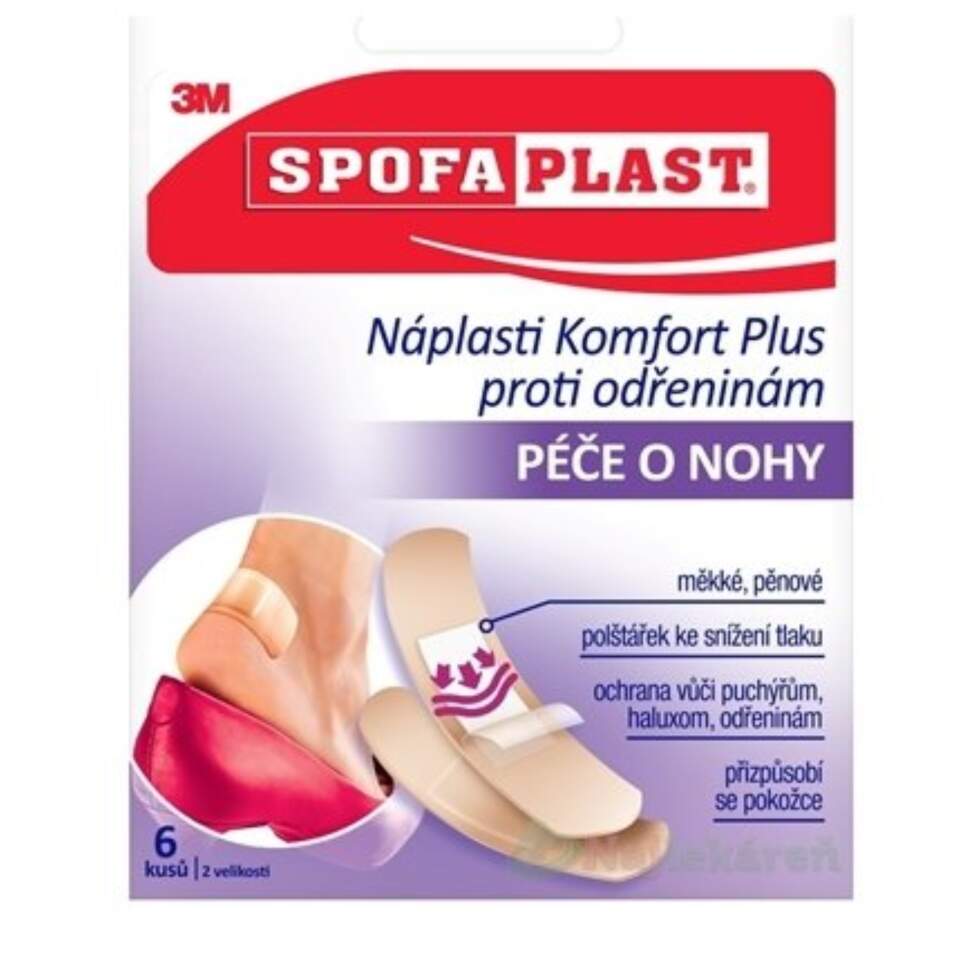 3M SPOFAPLAST č.187 Náplasti Komfort Plus