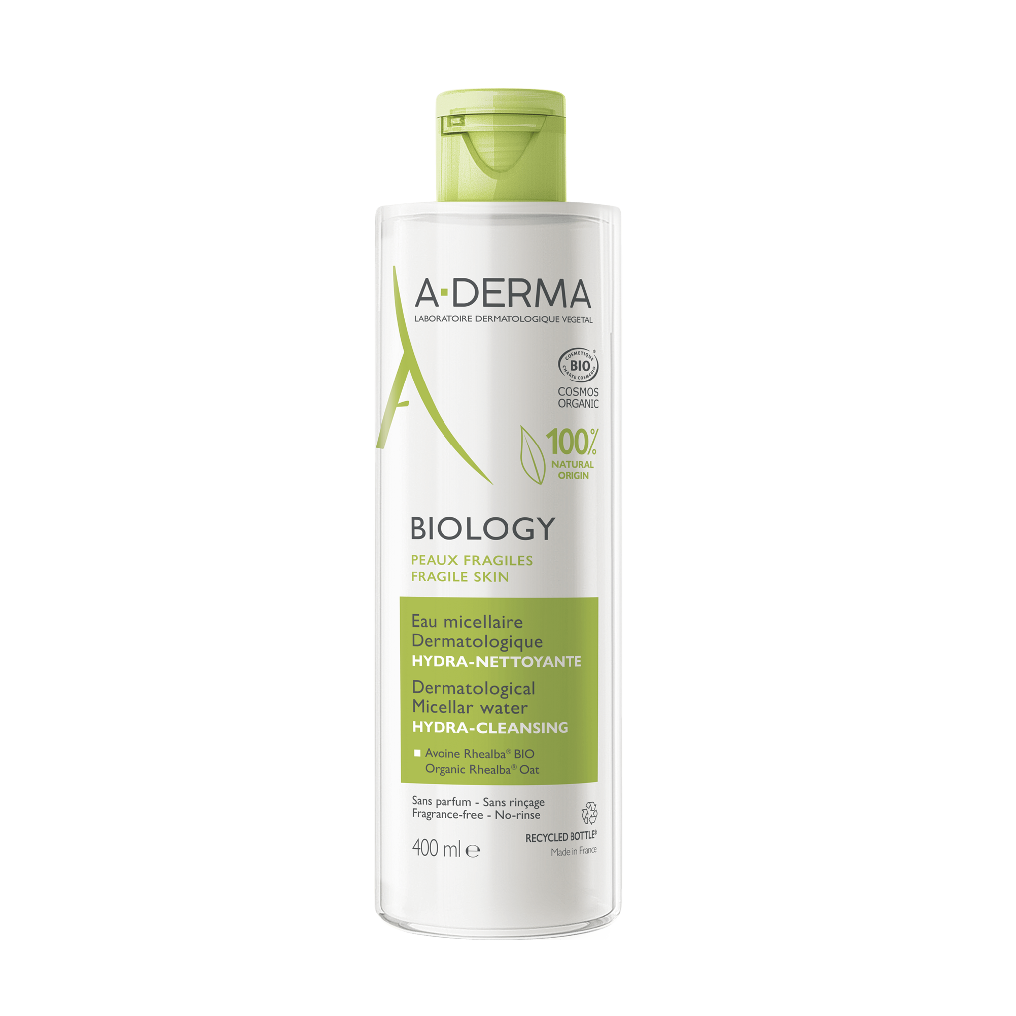 A-DERMA BIOLOGY Micelárna voda hydratačná-čistiaca 400ml