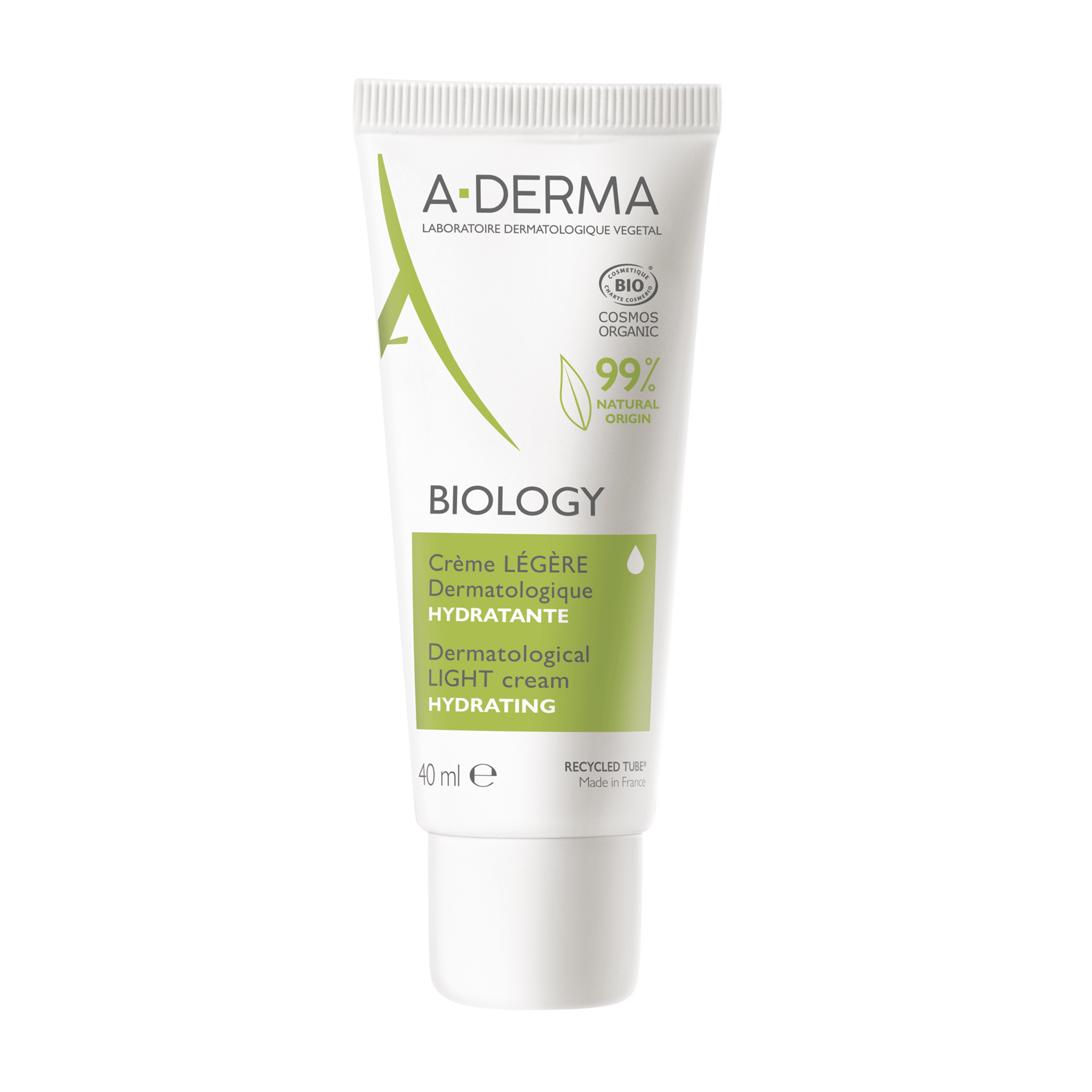 A-DERMA BIOLOGY Ľahký hydratačný krém 24H 40ml