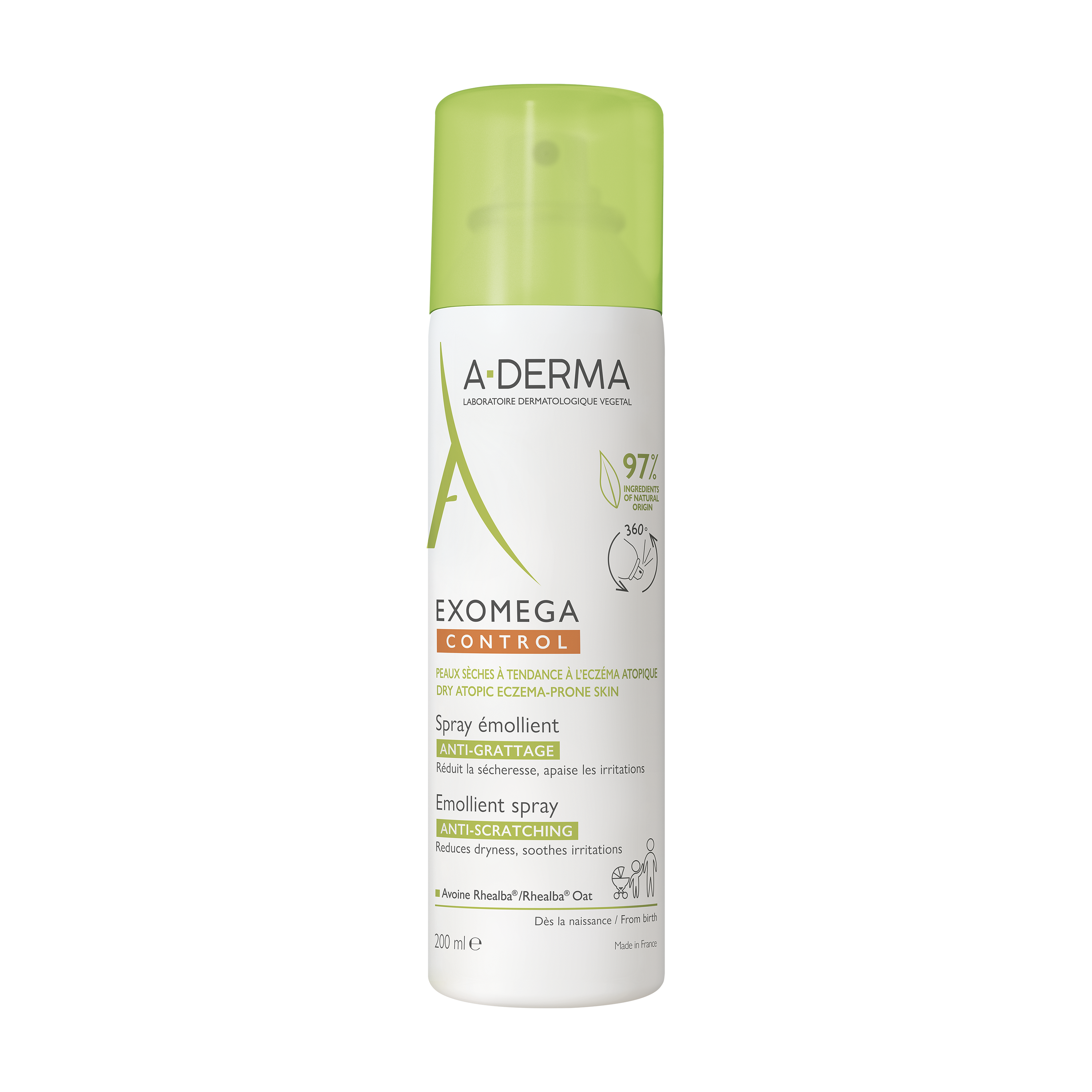 A-DERMA EXOMEGA CONTROL Emolienčný sprej 200 ml