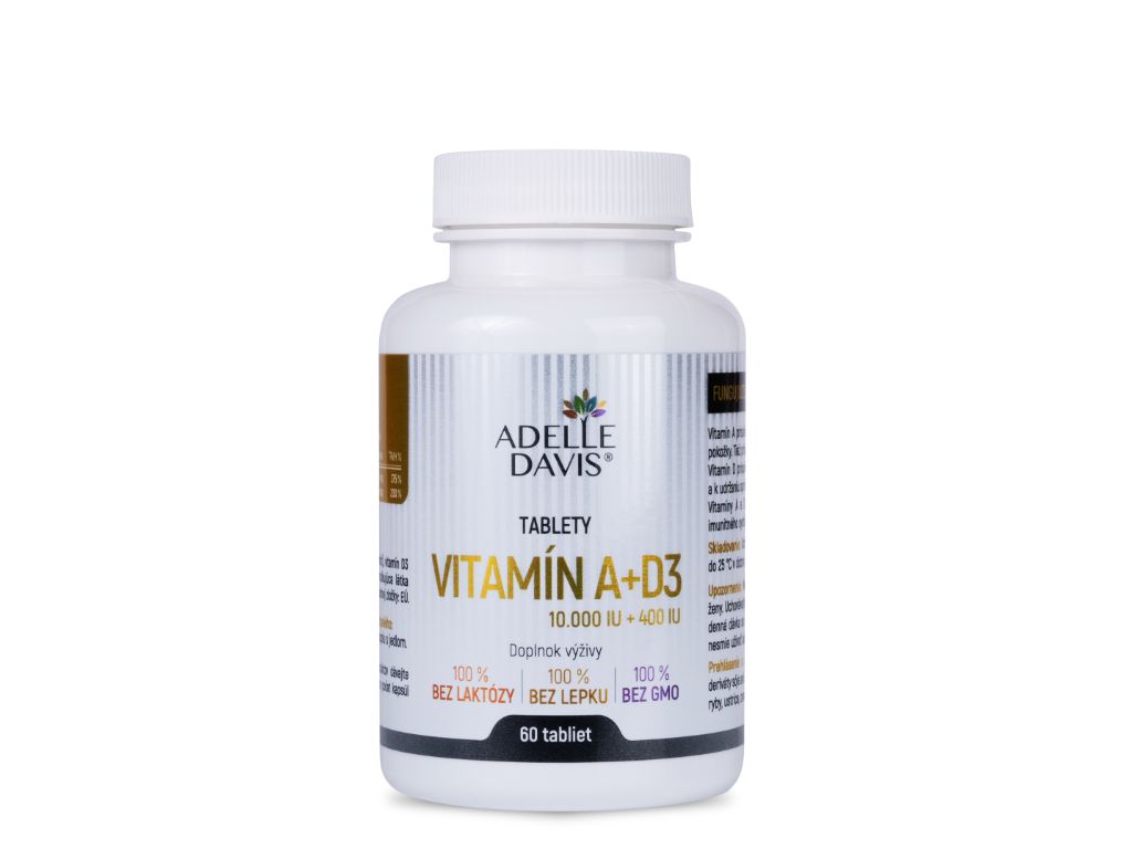 Adelle Davis VITAMÍN A + D3 60 tabliet