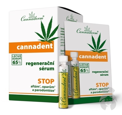 CANNADERM CANNADENT Regeneračné sérum 1,5ml