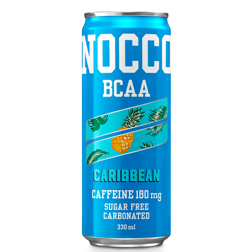 NOCCO BCAA Caribbean Ananás a žltý grep 330 ml,