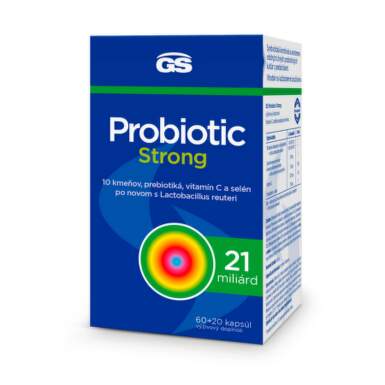 GS Probiotic Strong cps 60+20 kapsúl