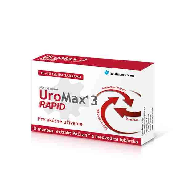 Neuraxpharm UroMax 3 RAPID 10 + 10 tabliet