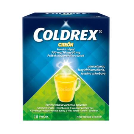 COLDREX horúci nápoj citrón 10vreciek