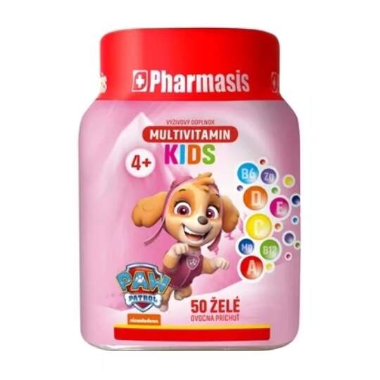 Pharmasis MULTIVITAMIN KIDS Labková patrola 50 ks želé