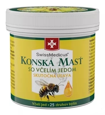 SwissMedicus KONSKÁ MASŤ SO VČELÍM JEDOM 150 ml