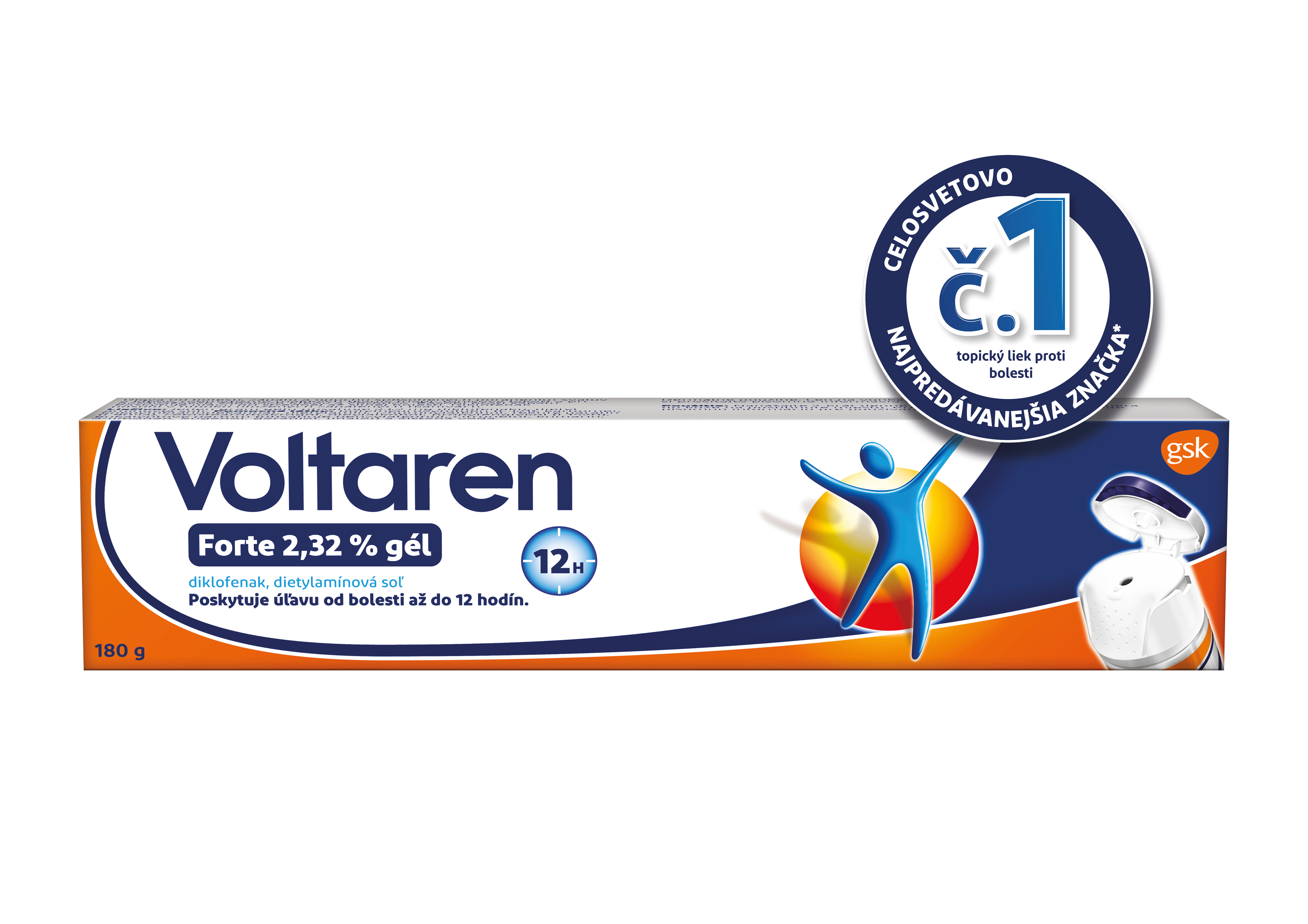 Voltaren Forte 2,32 % gél 180 g