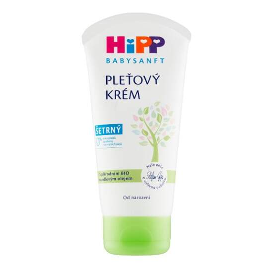 HiPP BABYSANFT Pleťový krém šetrný s Bio mandľovým olejom 75 ml