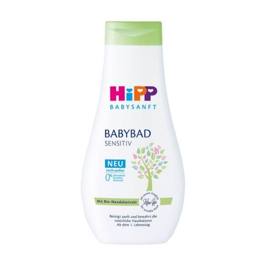 HiPP BABYSANFT Detský kúpeľ šetrný, s výťažkom z Bio mandlí 350 ml