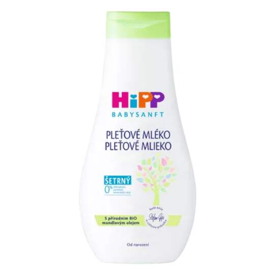 HIPP BABYSANFT Pleťové mlieko šetrné, s Bio mandľovým olejom 350 ml