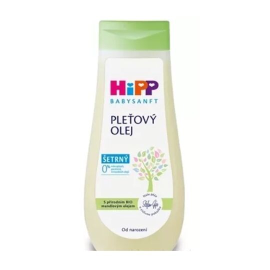 HiPP BABYSANFT Pleťový olej šetrný, s Bio mandľovým olejom 200 ml