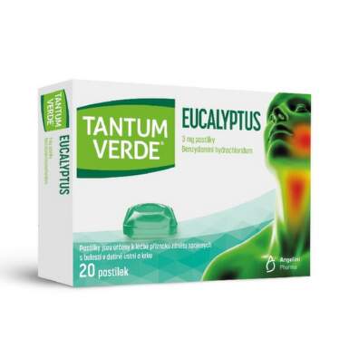 TANTUM VERDE Eucalyptus 20 pastiliek