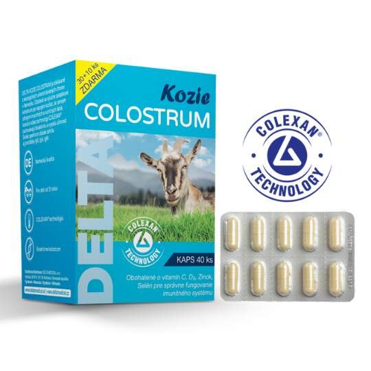 DELTA COLOSTRUM Kozie 30+10 kapsúl zdarma