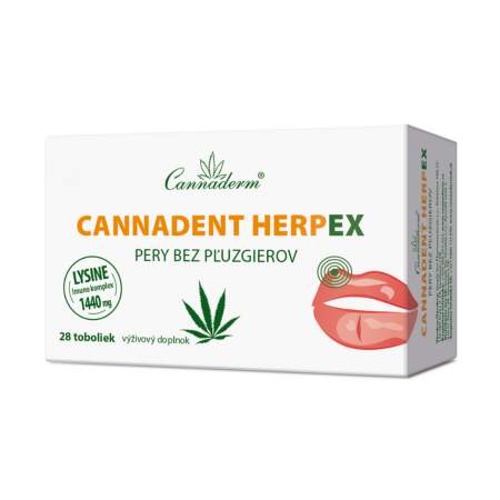 CANNADERM CANNADENT Herpex 28 kapsúl