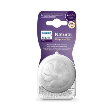 AVENT Cumlík Natural Response 1 prvý prietok 0m+ 2 ks