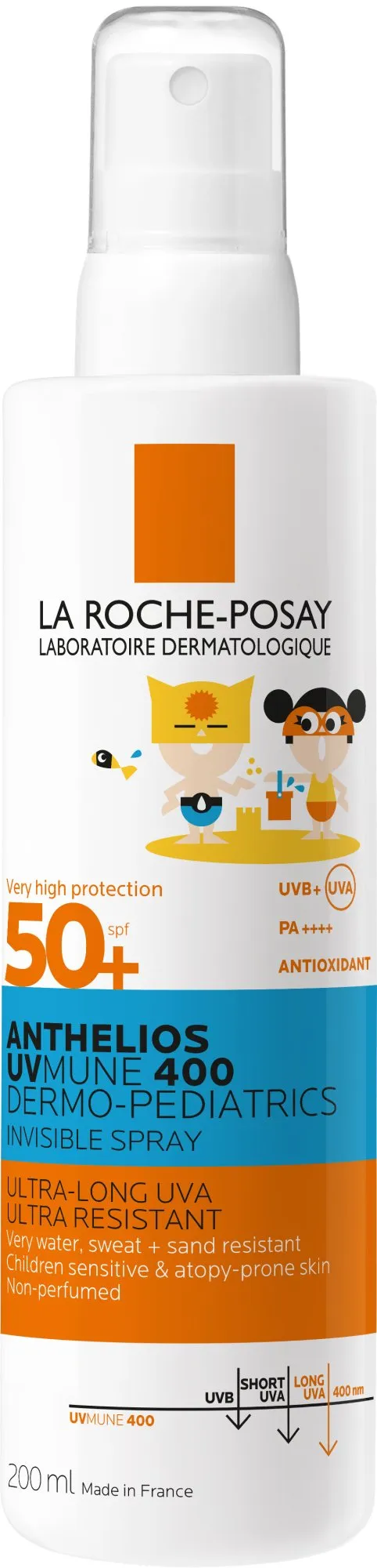 LA ROCHE-POSAY ANTHELIOS DERMO-PEDIATRICS SPF50+ Ultraľahký sprej 200ml