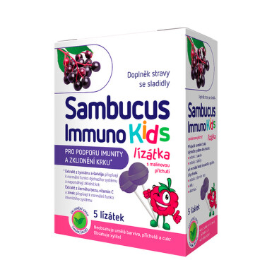 Sambucus Immuno Kids 5 lízaniek