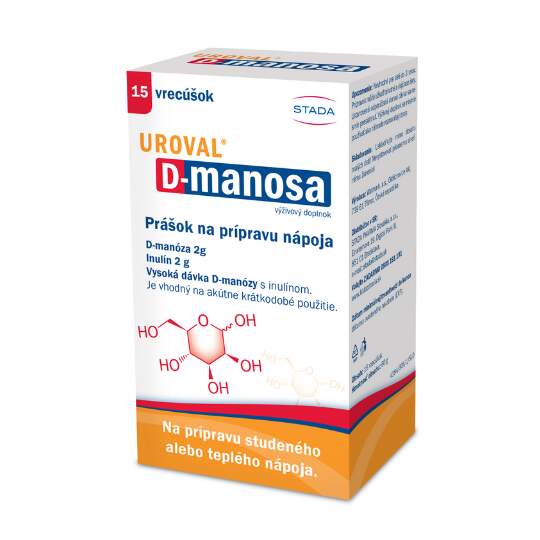 UROVAL D-manosa 15 vreciek