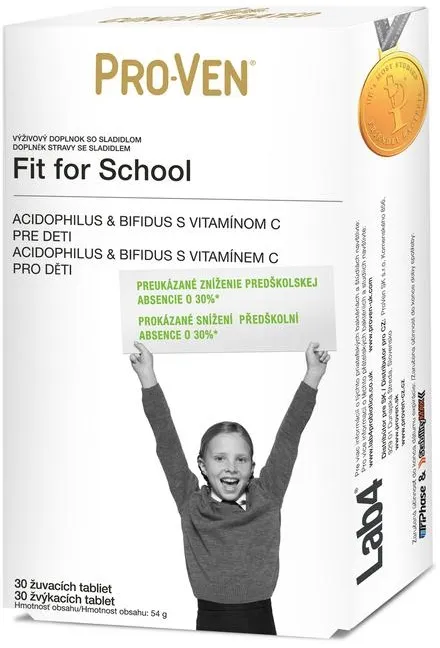 PRO-VEN Fit for School 30 žuvacích tabliet