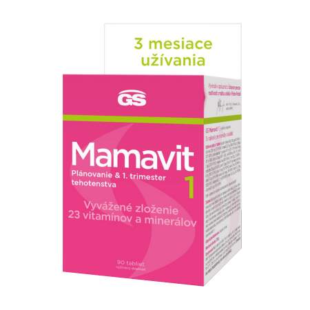 GS MAMAVIT Plánovanie a 1. trimester 90 tabliet