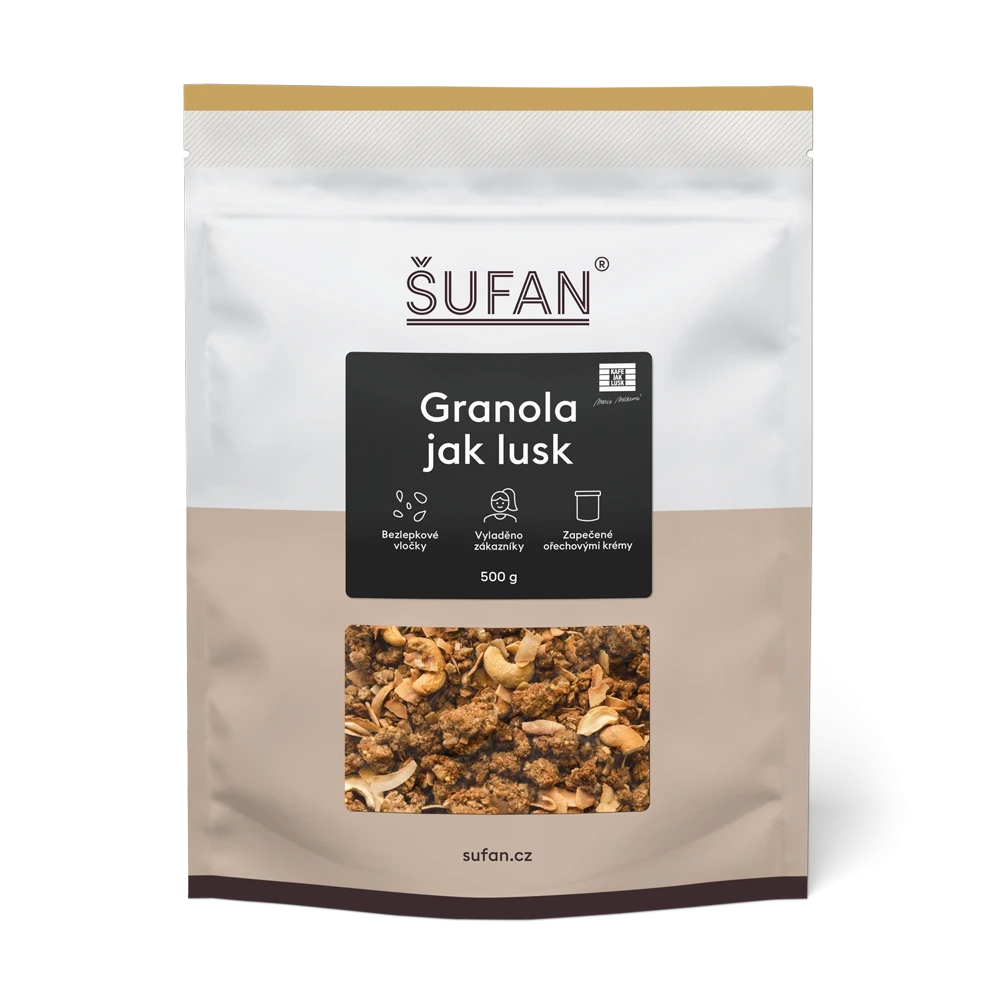 ŠUFAN Granola jak lusk 500 g