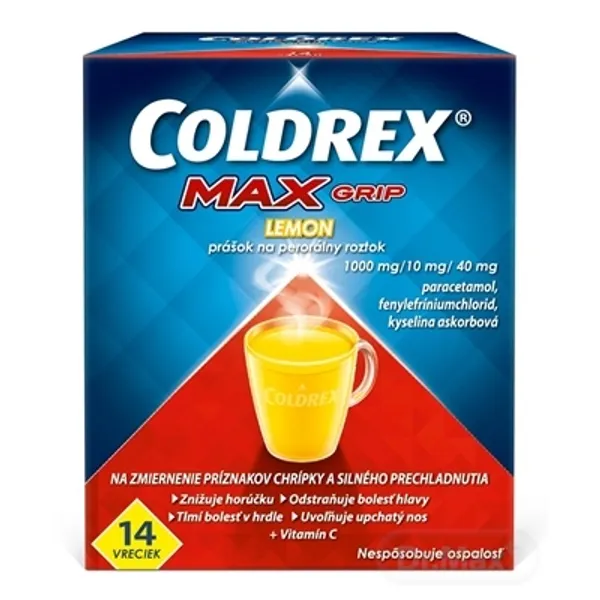 COLDREX MAXGRIP lemon 14vreciek